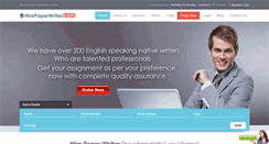 Desktop Screenshot of hirepaperwriter.com